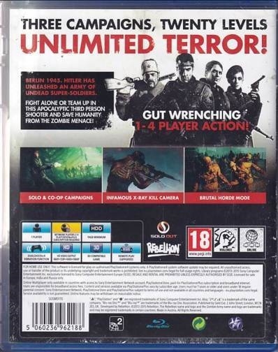Zombie Army - Trilogy - PS4 (B-Grade) (Genbrug)